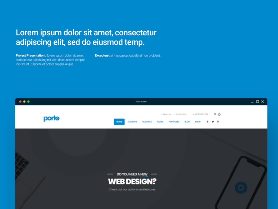 Demo Personal Portfolio Porto Multipurpose Website Template